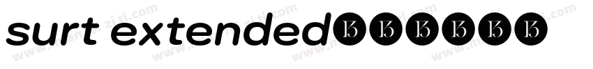 surt extended字体转换